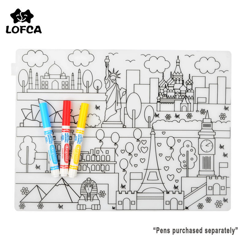 Silicone Baby Placemat 1pc Bab - Baby Food Dinner บทวิจารณ์และราคา