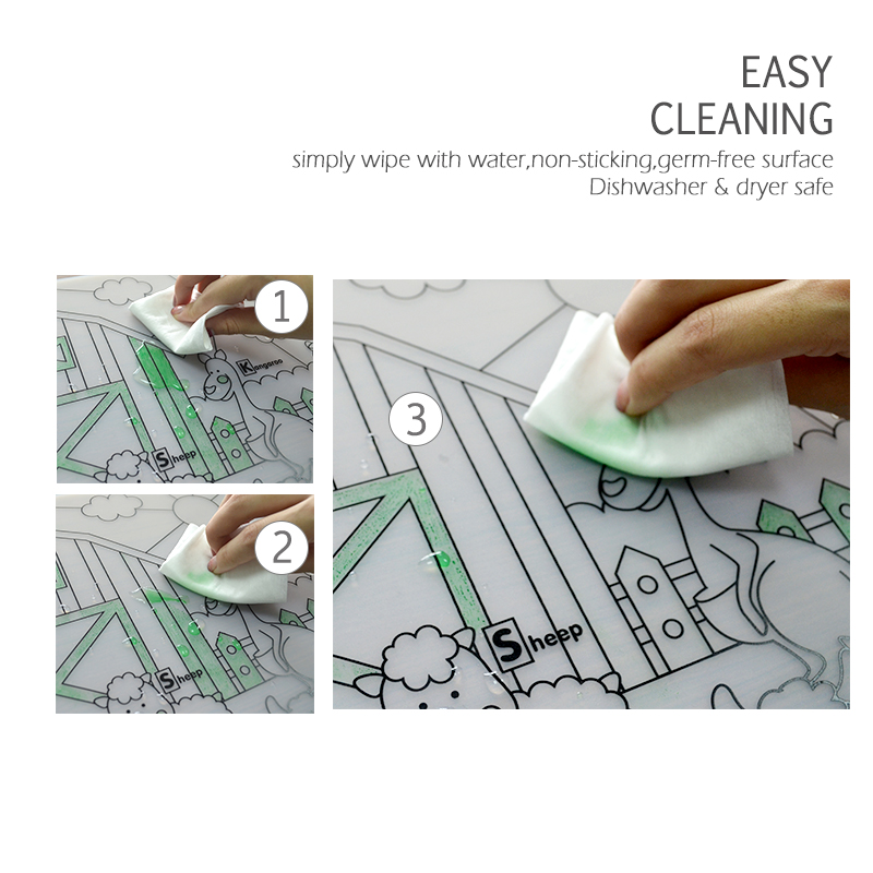 Silicone Baby Placemat 1pc Bab - Baby Food Dinner บทวิจารณ์และราคา