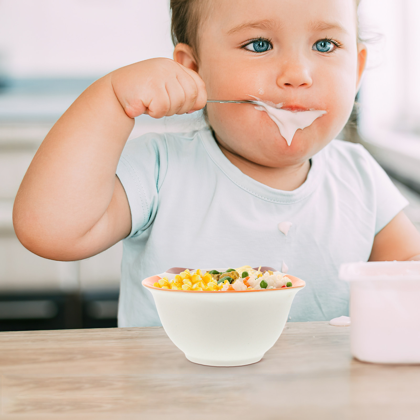 Cute Cat Shape Ceramic Bowl Sm - Baby Food Japanese บทวิจารณ์และราคา