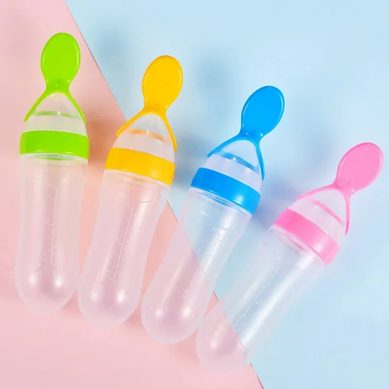 Safe Baby Feeding Bottle Spoon - Baby Food Bites บทวิจารณ์และราคา