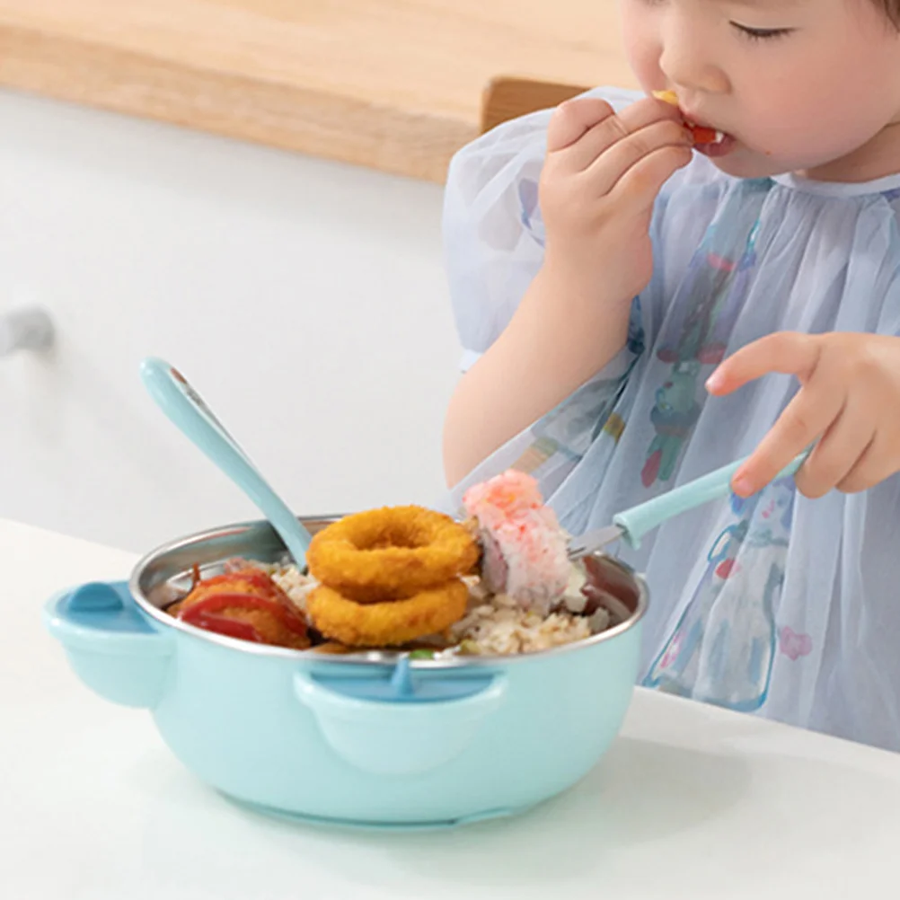 Stainless Steel Dinner Plate B - Baby Food Dinner บทวิจารณ์และราคา
