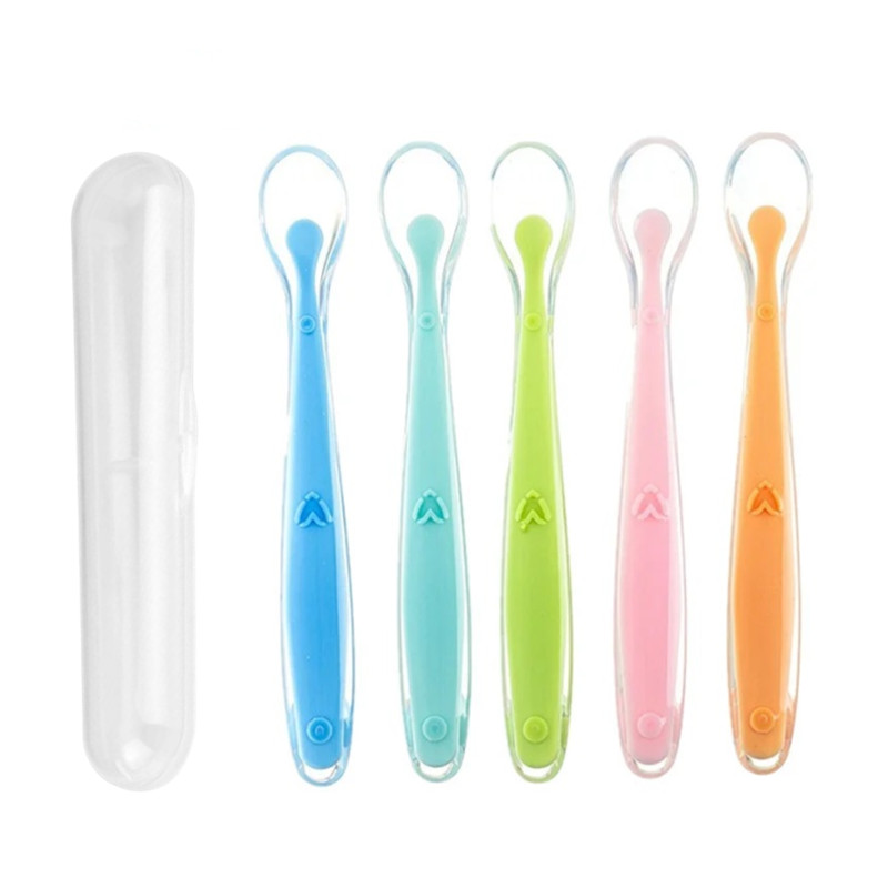 BPA Free Baby Silicone Spoons  - Baby Food Nutrition บทวิจารณ์และราคา