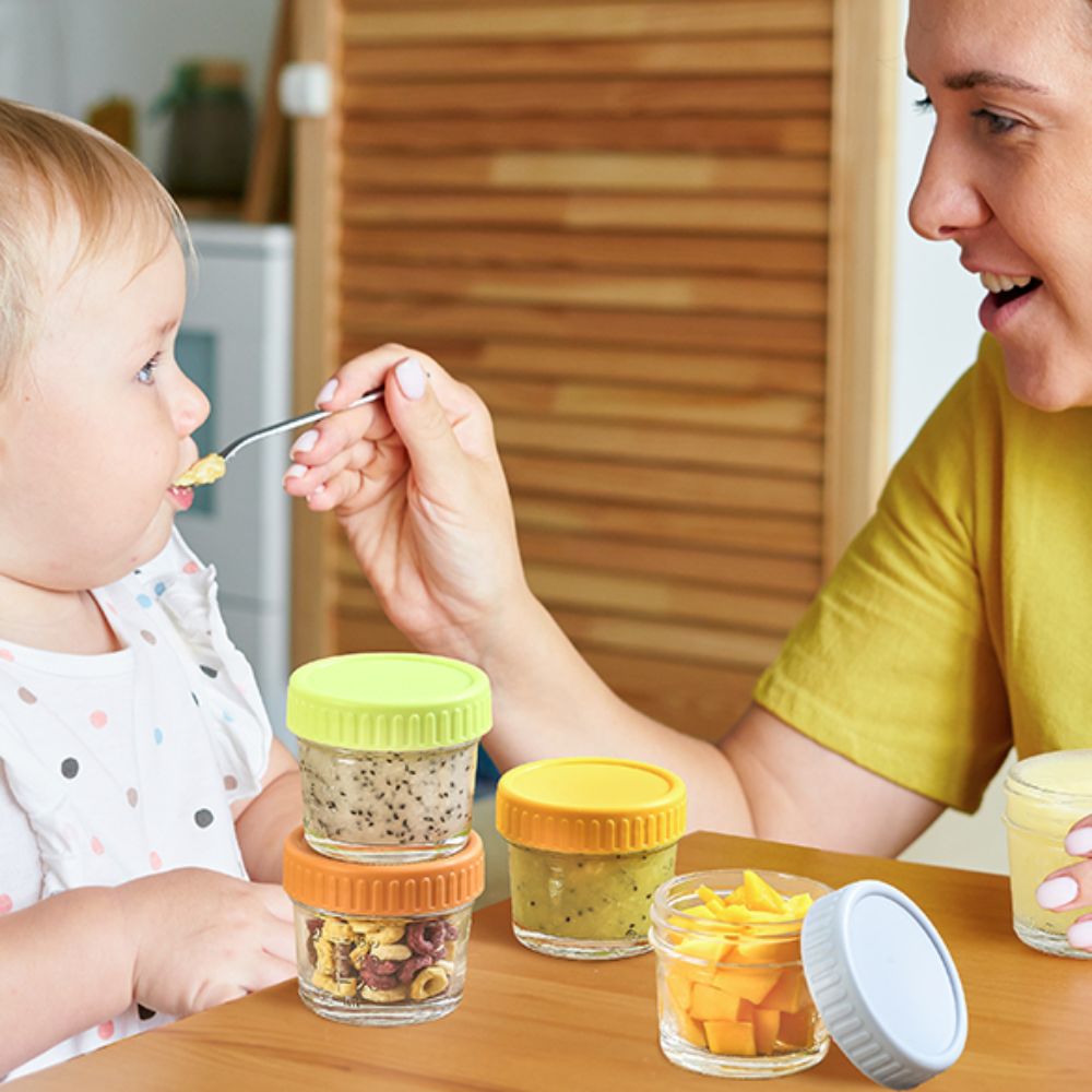 6pcs Multipurpose Glass Baby F - Baby Food Glass บทวิจารณ์และราคา