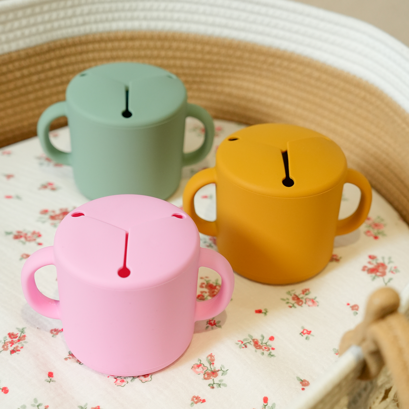 Color Kids 1PCS Silicone Baby  - Snack Cup Toddler บทวิจารณ์และราคา