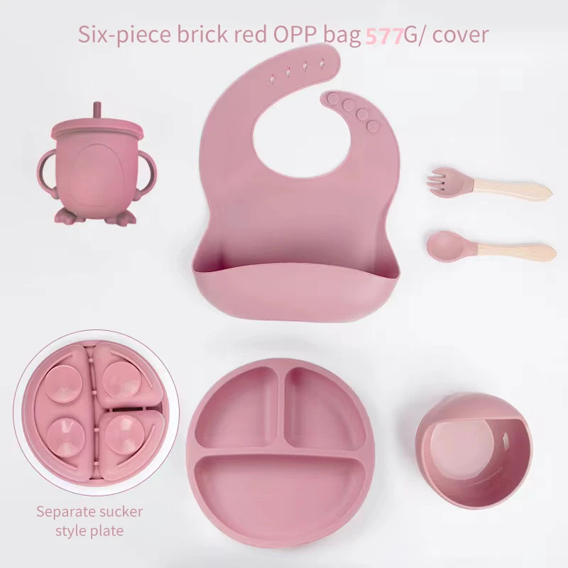 6 PCS Baby Meal Set Silicone S - Baby Food Nutrition บทวิจารณ์และราคา